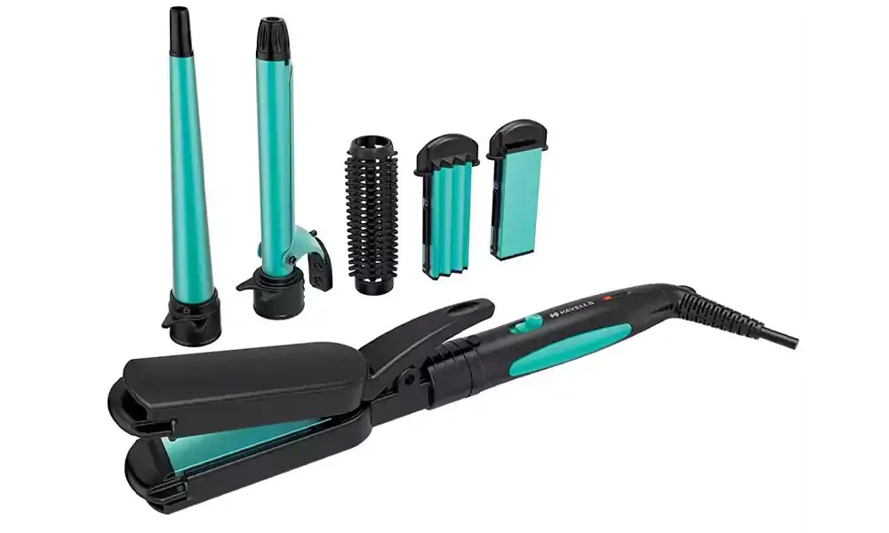 Havells Hair Multi Styler HC-4045 Black-Green.webp