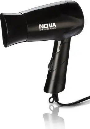 Nova Hair Dryer 1200 Watts NHP-8100 Black.webp