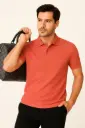 Slim Fit tshirt for Men with Chest Pocket – red, Lightweight Cotton Blend, Tailored Fit, Everyday Casual Wear
