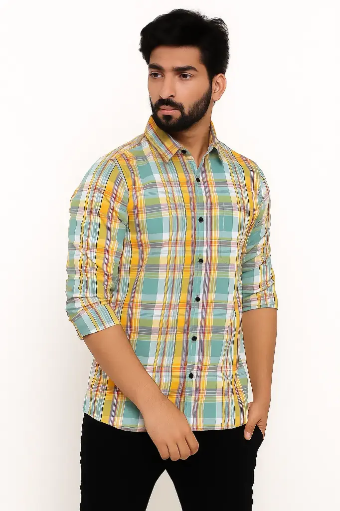 Men’s Cotton checks Shirt – Casual Wear for Men