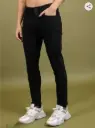 Men's premium quality black cotton jeans - breathable cotton, soft, comfortable, trendy.