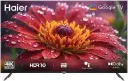 Haier 4K Ultra HD TV 139 cm (55 inches) Android LE55K800UGT-P Black | Google 14,Google TV, Bezel-Less, Dolby Vision & Atoms, AI Smart Voice by Google
