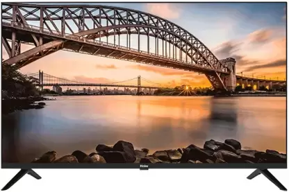 Haier Full HD LED TV 109 cm (43 inches) Android LE43K8200GT Black | Google TV, Bezel-Less, AI Smart Voice by Google Assistant, MEMC, Hands Free Voic