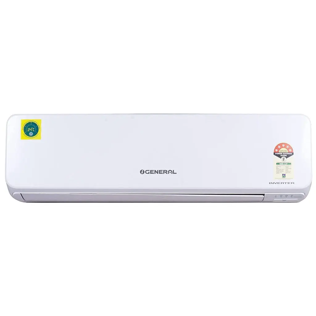 O General Wall Mounted Split AC 5280 W (18004) 5 Star Inverter ASGG18CGTB | (Approx 1.5 Ton), Wide Voltage Range, Ambient Operating Range