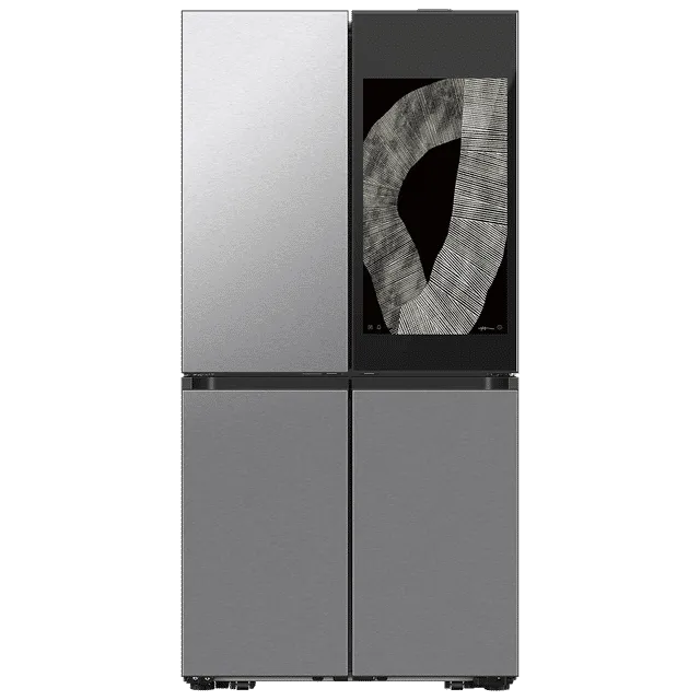 Samsung French Door Refrigerator 809 Litres Inverter RF71DB9950QD Clean Charcoal + Stainless Steel
