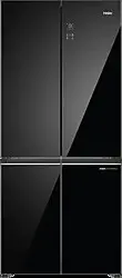 Haier French Door Refrigerator 520 Litres 3 Star Inverter HRB-600KGU1-P Black Glass