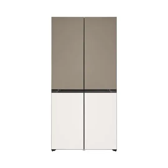 LG French Door Refrigerator 614 Litres 3 Star Inverter GR-B24FQGJB Clay Brown-Beige