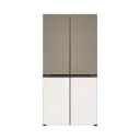 LG French Door Refrigerator 614 Litres 3 Star Inverter GR-B24FQGJB Clay Brown-Beige