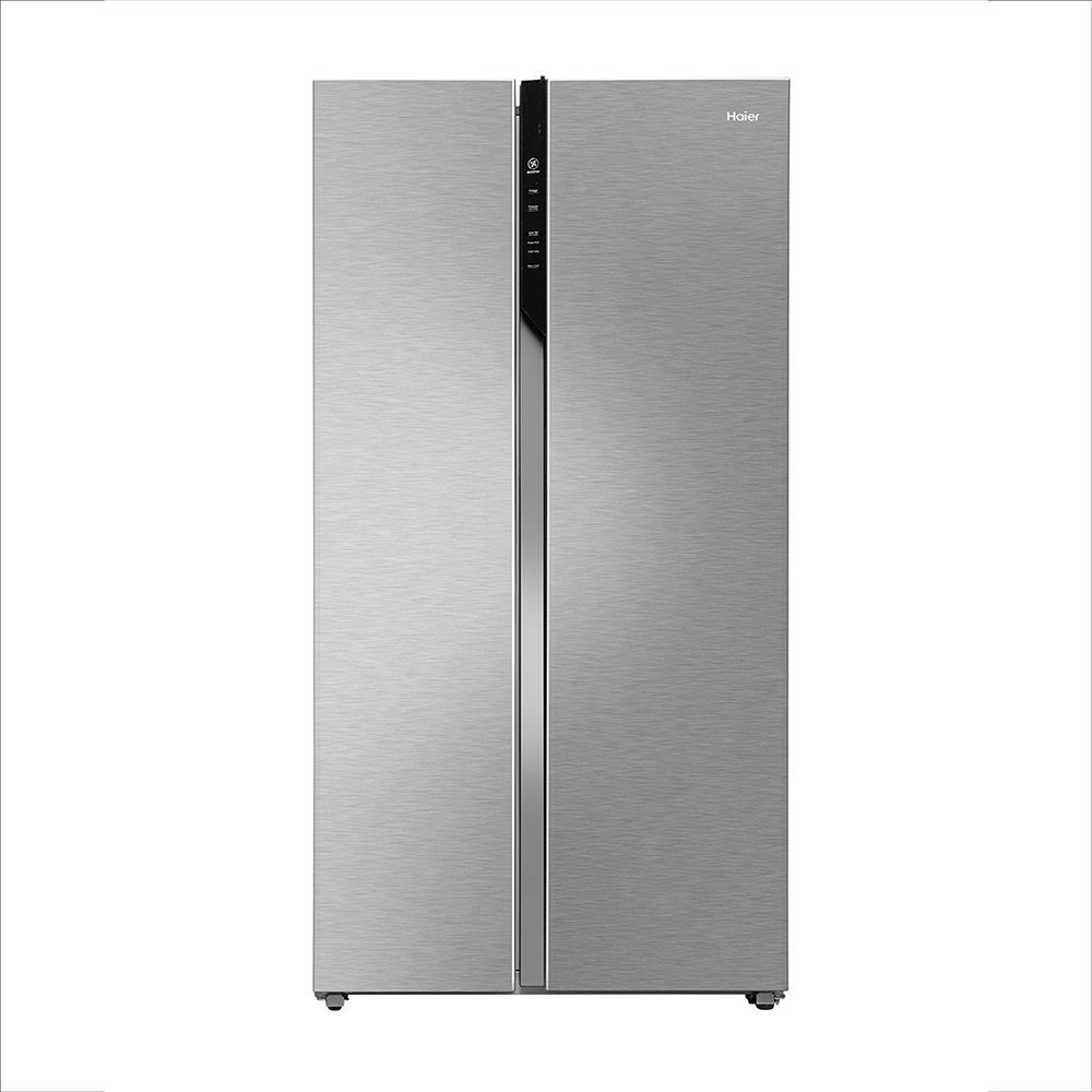 Haier Side By Side Refrigerator 602 Litres Inverter HRS-682SSU1 Shiny Steel