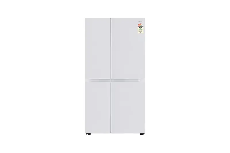 LG Side By Side Refrigerator 650 Litres Inverter GL-B257DLW3 White