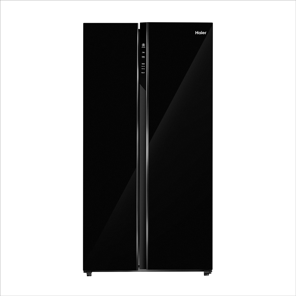 Haier Side By Side Refrigerator 602 Litres Inverter HRS-682KGU1 Black Glass