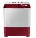 Samsung Semi Automatic Washing Machine 8.0 Kg 5 Star WT80C4000RR/TL Light Gray/Red Base