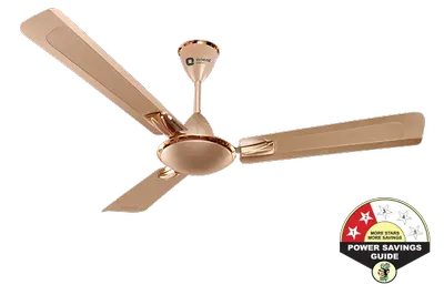Orient Celling Fan 1200mm 1 Star with Energy Efficient Anti Dust GBD Gratia HS Topaz Gold