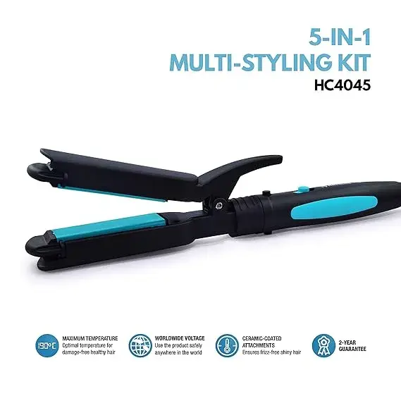 Havells Hair Multi Styler HC-4045 Black/Green