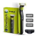 Philips Beard Trimmer OneBlade QP2724/10 | Turbo2X | Hybrid Trim Edge Shave | Patented Dual Protect Tech