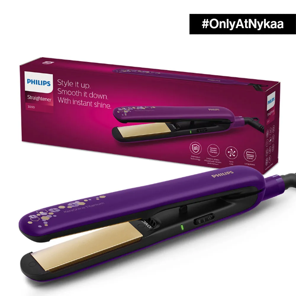 Philips Hair Straightener Ionic Care BHS336/00 Purple