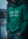 Unisex "Squid Game" Logo Hoodie - Official Fan Apparel - Green