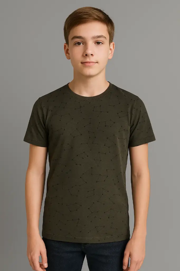 "Explore the Stars in Style – Constellation Print Tee"