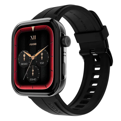 Noise Smart Watch 49.7 mm (1.96 Inches) Colorfit Pro 5 Max Jet Black | 49.7mm (1.96 inches) AMOLED display: Experience stunning visuals and clear text