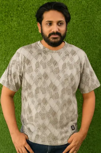 GeoMaze cool texture tee.