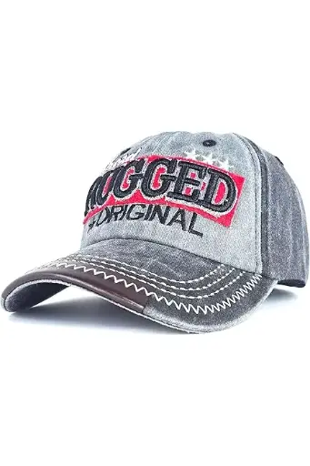 Rugged Original Distressed Baseball Cap – Casual Vintage Adjustable Hat for Men