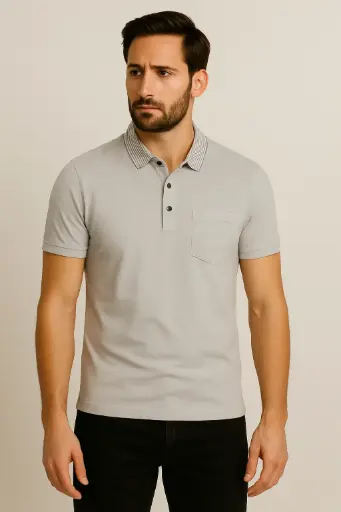 Slim Fit tshirt for Men with Chest Pocket – Lightweight Cotton Blend, Tailored Fit, Everyday Casual Wear