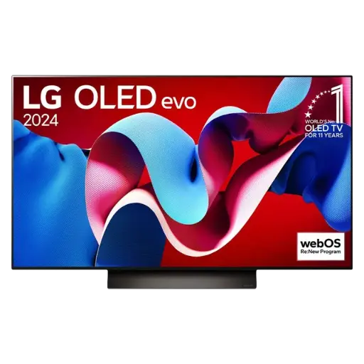 LG OLED TV 121 cm (48 inches) OLED48C46LA Black | A9 GEN7 AI 4K Processor,DOLBY VISION, DTS, Virtual:9.1.2 up mix Surround Sound