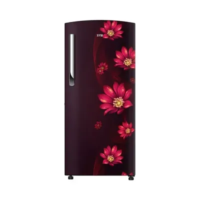 IFB Single Door Refrigerator 187 Litres 2 Star Metal-Cool IFBDC-2132FRW Wild Flower-Red