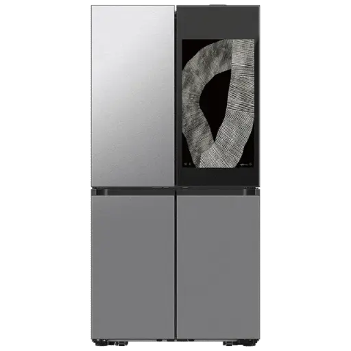 Samsung French Door Refrigerator 809 Litres Inverter RF71DB9950QD Clean Charcoal + Stainless Steel