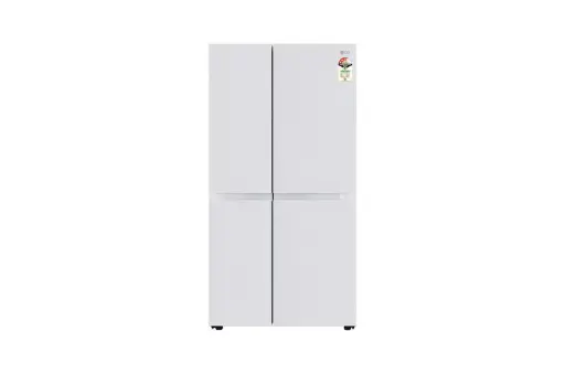 LG Side By Side Refrigerator 650 Litres Inverter GL-B257DLW3 White