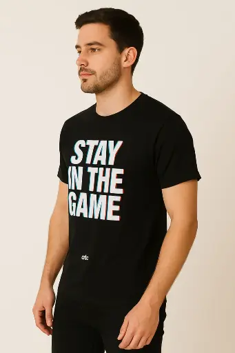 Stay in the Game Motivational T-Shirt – Unisex Casual Tee